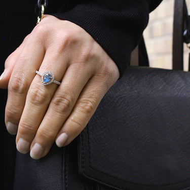 Sterling Silver Zirconia Set Ring *Resize 1-2 Sizes Up*