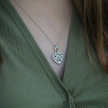 Sterling Silver Fancy Tree of Life Pendant