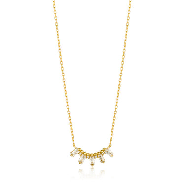 Ania Haie Sterling Silver & Gold Plated Glow Getter Solid Bar Necklace