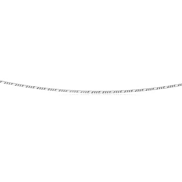 Sterling Silver 45cm Fancy Figaro Chain