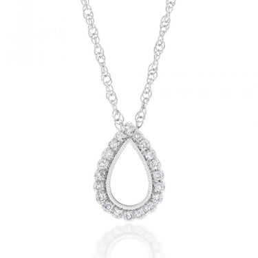 Silver Luminesce Laboratory Grown Diamond Pendant