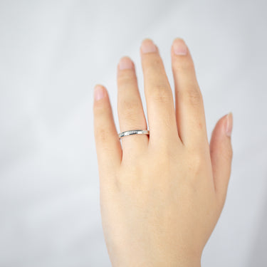 Sterling Silver Zirconia Claw Set Fancy Band