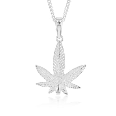 Sterling Silver Leaf Pendant