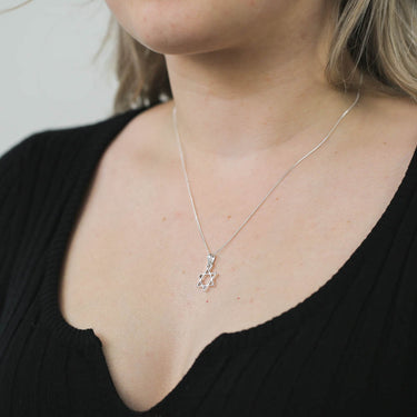 Sterling Silver Star of David Pendant