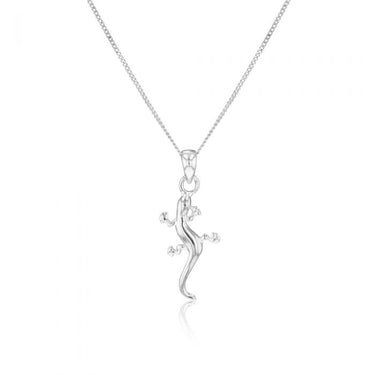 Sterling Silver Lizard Pendant
