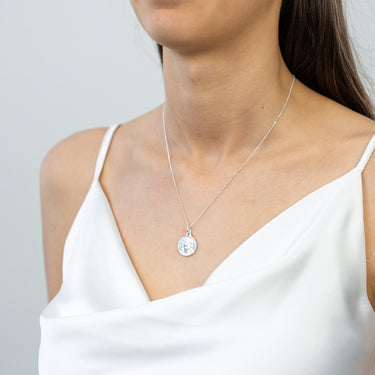 Sterling Silver Jesus Christ Medallion