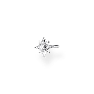 Single Sterling Silver Thomas Sabo Charm Club Star Zirconia Stud * 1 Earring Only*