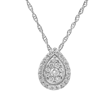 Luminesce Lab Grown Diamond .40 Carat Silver Pendant on 45cm Chain