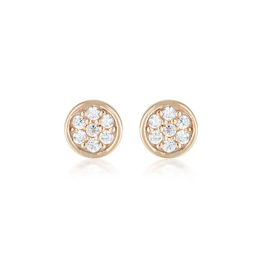 Georgini Rose Gold Plated Dotti Stud Earring