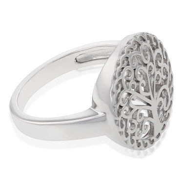 Sterling Silver Tree Of Life Ring