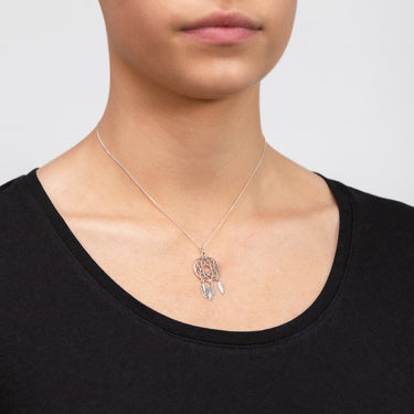 Sterling Silver Dream Catcher Pendant