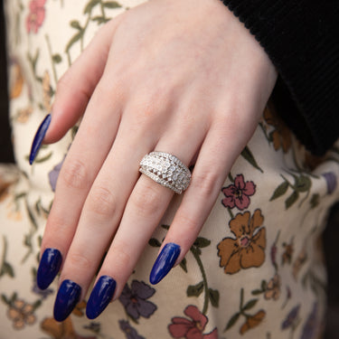 Silver 1/2 Carat Diamond Ring
