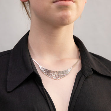 Sterling Silver Rhodium Plated Fancy 43cm Cleopatra Chain