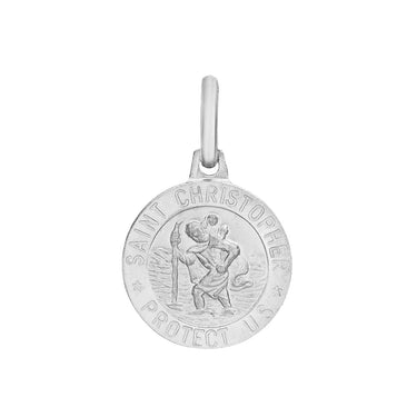 Sterling Silver St. Christopher 12mm Pendant
