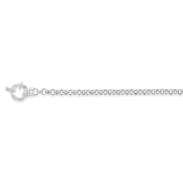 Sterling Silver Fancy 19cm Bracelet With Bolt Ring Clasp