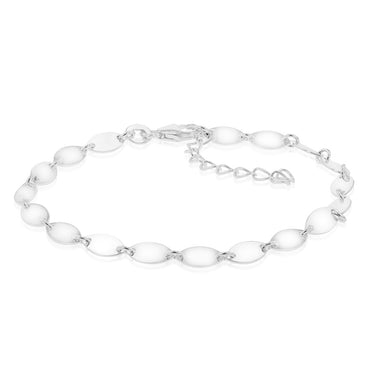 Sterling Silver Fancy 16+3cm Bracelet