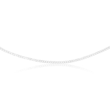 Sterling Silver Curb 100 Gauge 45cm Chain
