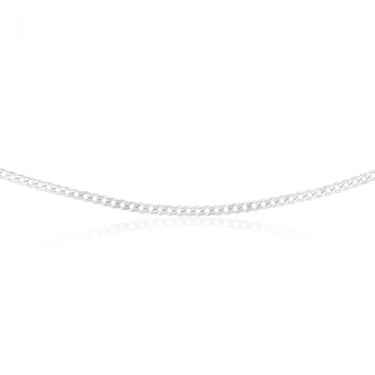 Sterling Silver Curb 100 Gauge 50cm Chain