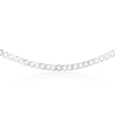 Sterling Silver Curb 250 Gauge 55cm Chain
