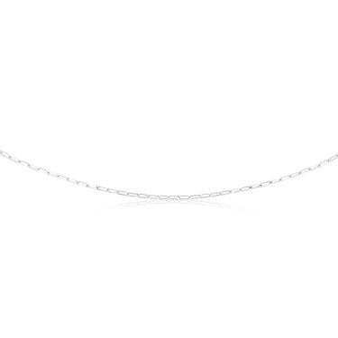 Sterling Silver Paperclip 45cm Chain