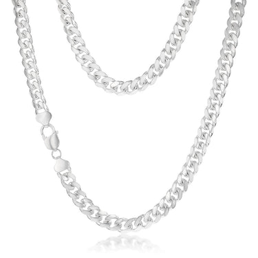 Sterling Silver Curb 280 Gauge 55cm Chain