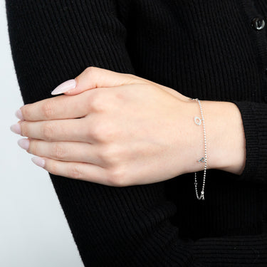 Sterling Silver Hope Charm 16+3cm Bracelet