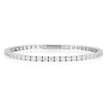 Georgini Sterling Silver Selena 3mm 19.5 cm Tennis Bracelet