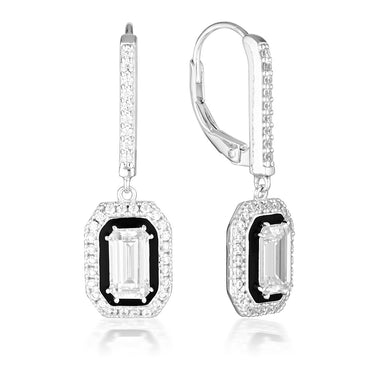 Georgini Reflection Sterling Silver Retrospect Drop Earring