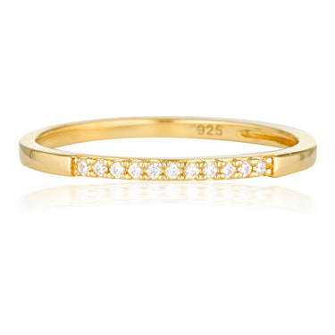 Georgini Summer Sorbet Gold Plated Sterling Silver Frosty Ring