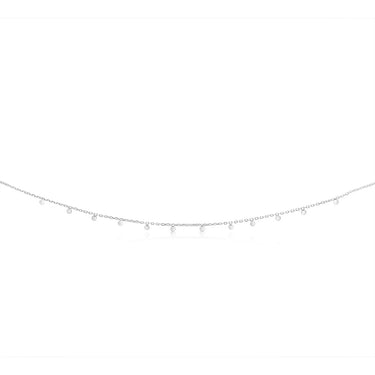 Sterling Silver Fancy 40cm Choker Chain