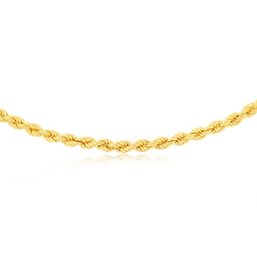 Sterling Silver Gold Plated Twisted 45cm Chain