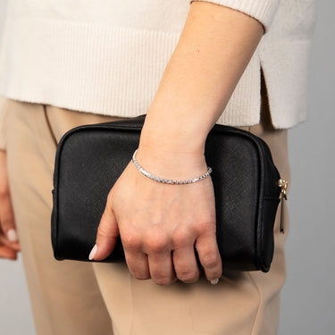 Sterling Silver Patterned 19cm Bracelet