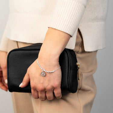 Sterling Silver Tree Of Life Fancy 19cm Bracelet