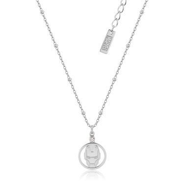 Couture Kingdom Disney Sterling Silver Iron Man Pendant On 45cm Chain