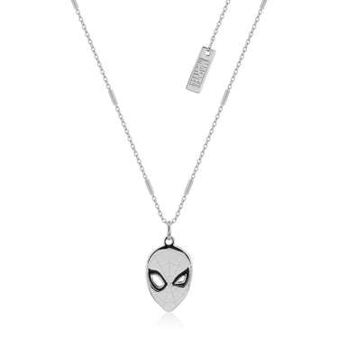 Disney Sterling Silver Spider-Man Pendant On 45cm Chain