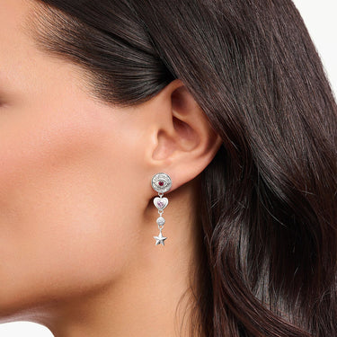 Thomas Sabo Sterling Silver Heritage White CZ Drop Single Cuff Earring