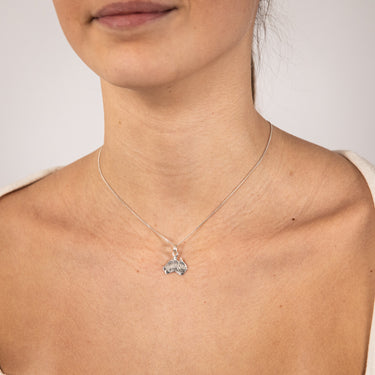 Sterling Silver Map Of Australia Pendant