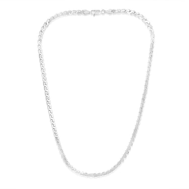 Sterling Silver Fancy 150 Gauge 45cm Chain