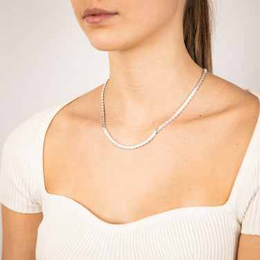 Sterling Silver Fancy 150 Gauge 45cm Chain