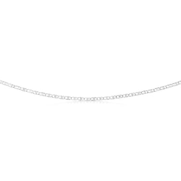 Sterling Silver Anchor 50 Gauge 55cm Chain