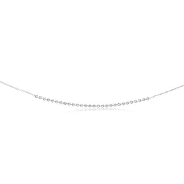 Sterling Silver Diamond Cut Beads Fancy 46cm Chain