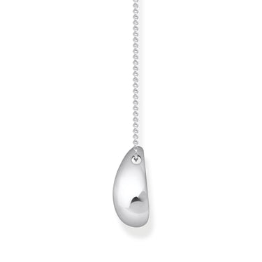 Thomas Sabo Sterling Silver Bold Organic Drop Pendant On 45-50cm Chain