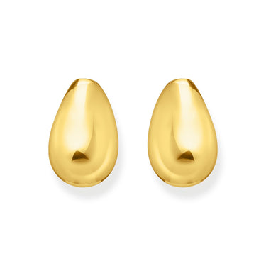 Thomas Sabo Gold Plated Sterling Silver Essential Drop Shape Stud Earrings