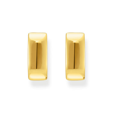 Thomas Sabo Gold Plated Sterling Silver Essential Angular 16mm Hoop Earrings