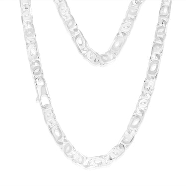 Sterling Silver Tiger Eye 200 Gauge 50cm Chain