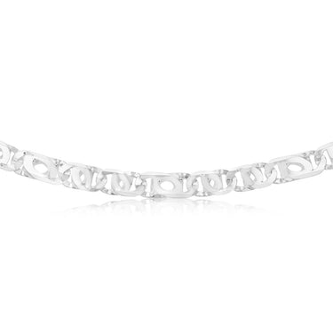 Sterling Silver Tiger Eye 200 Gauge 50cm Chain