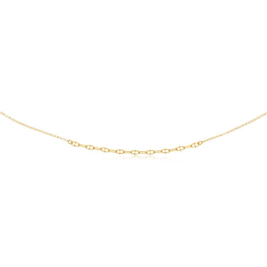 Gold Plated Sterling Silver Link Chain Necklace
