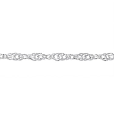 Sterling Silver Twist Curb Chain