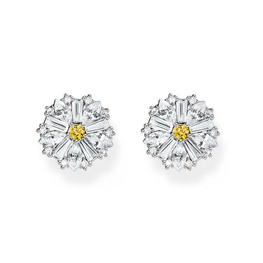 Thomas Sabo Blooming Skies Large Daisy CZ Earrings