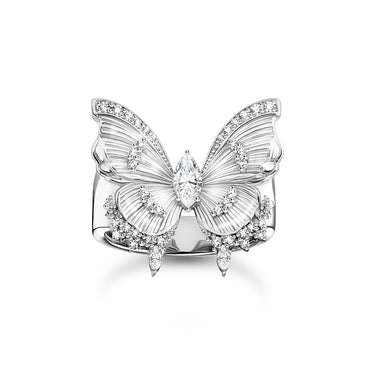 Thomas Sabo Bloom Butterfly Cocktail CZ Ring